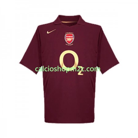 Arsenal Retro Maglia Prima 2005 Manica Corta